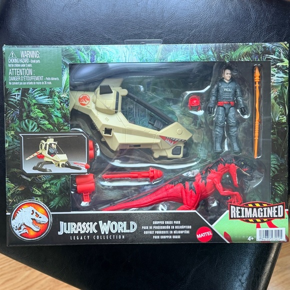 Mattel Jurassic Legacy Collection Reimagined Chopper Chase Pack - Picture 2 of 3